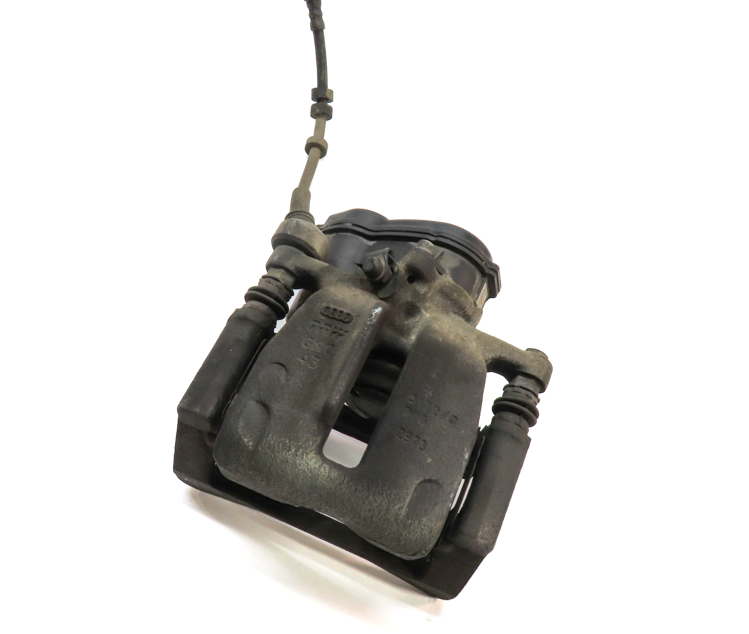 2012-2018 AUDI A6 A7 (C7 4G8) LEFT DRIVER REAR DISC BRAKE CALIPER (300mm ROTOR) — exact item pictured